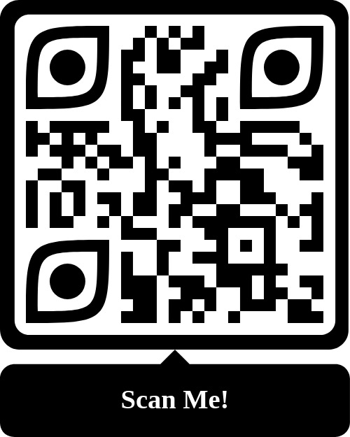 QR Code - call to action. Text adikat to 51444